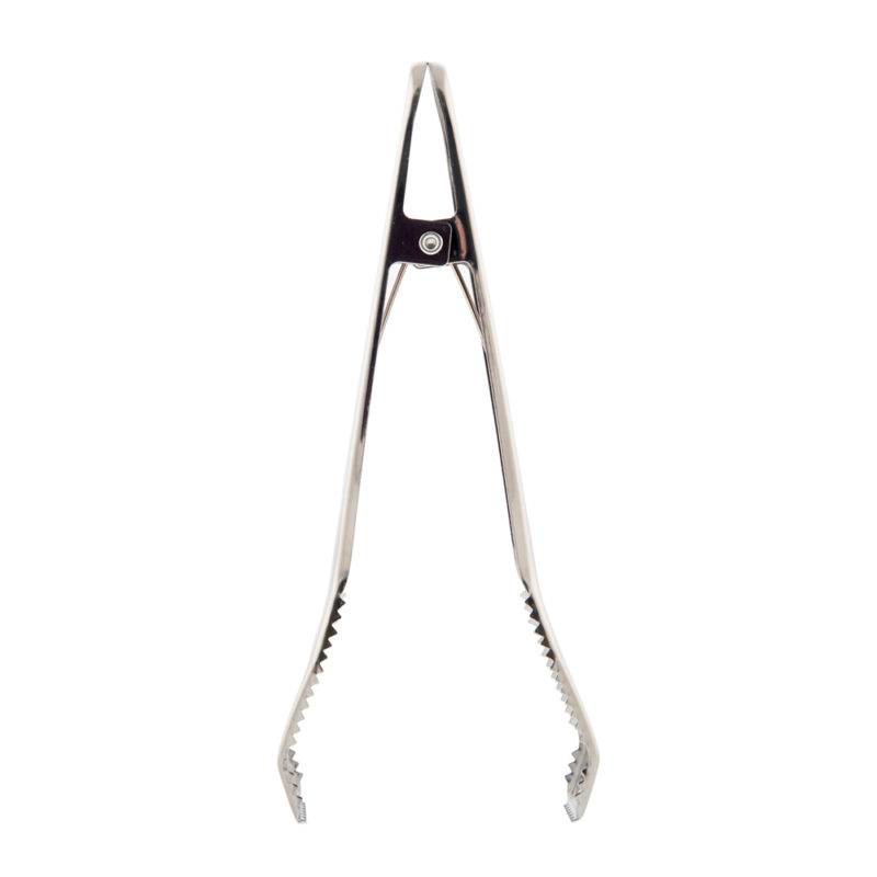 Stainless steel ice tongs