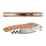 Double lever wooden corkscrew