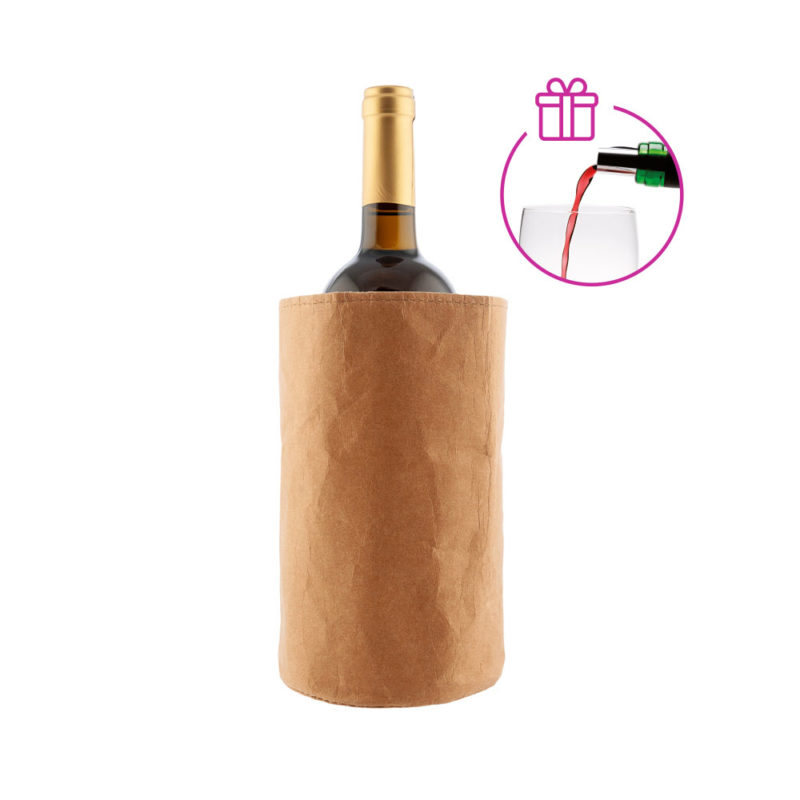 Wine cooler made of kraft paper