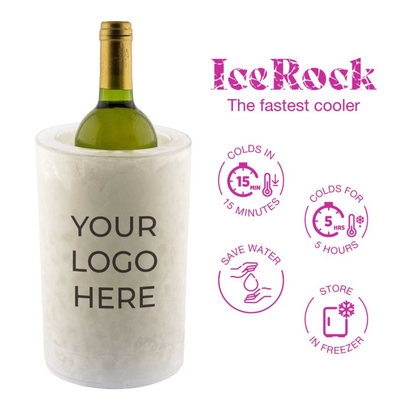IceRock® Enfriador Rápido de Champagne | mínimo 150 u