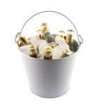 Metallic ice bucket for 3 bottles | minimum 150u