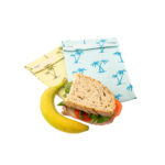 Reusable wrapper for large sandwiches with thermal insulation