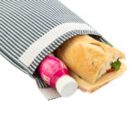 Ecofriendly reusable wrapper for large sandwiches